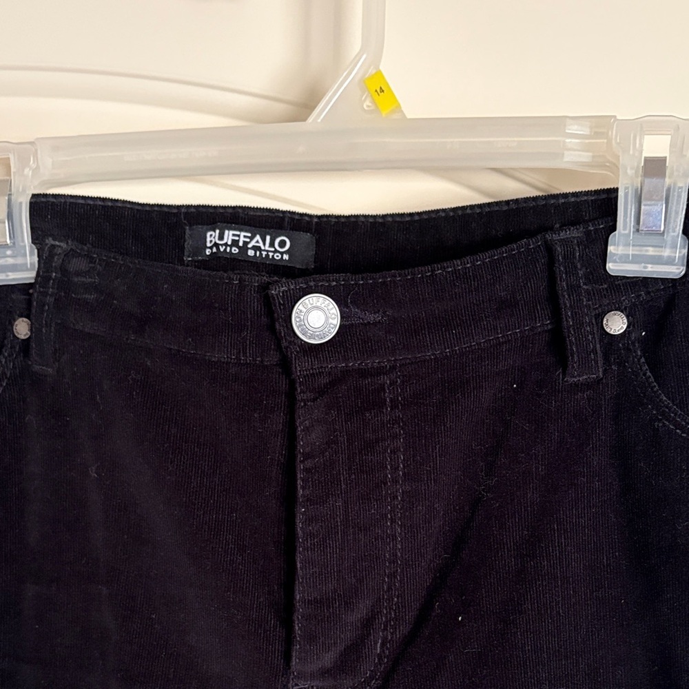 Buffalo David Bitton Black Corduroy Trousers